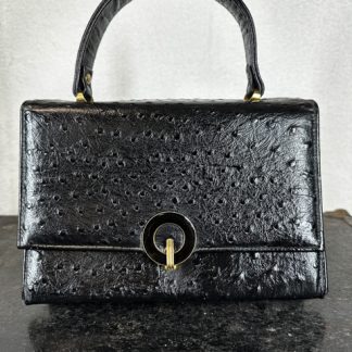 1940s Vintage Ostrich Handbag